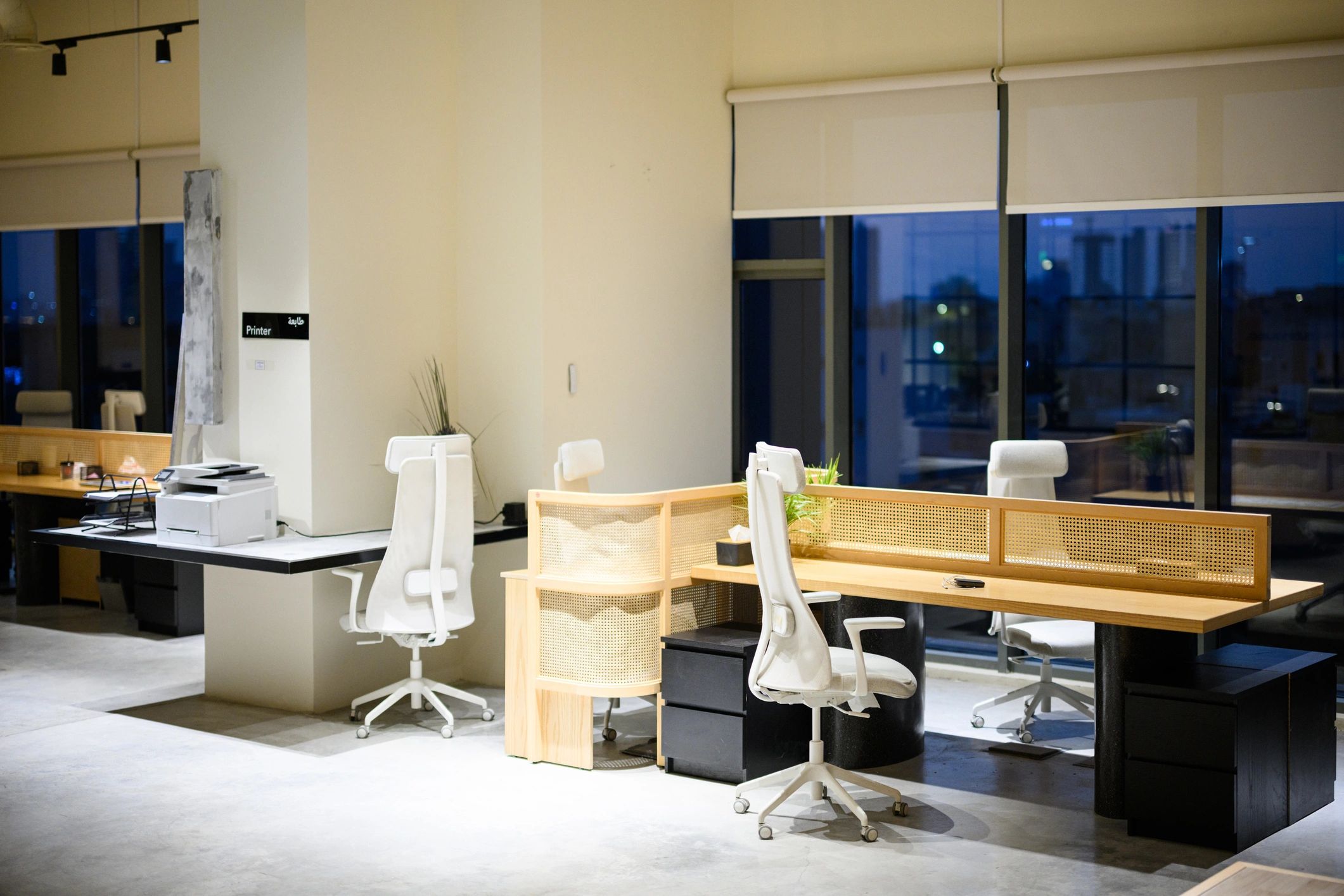 Modern office interior representing professional technology operations